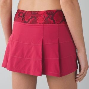 NWT LULULEMON | (RARE) Pace Rival Skirt II -Red